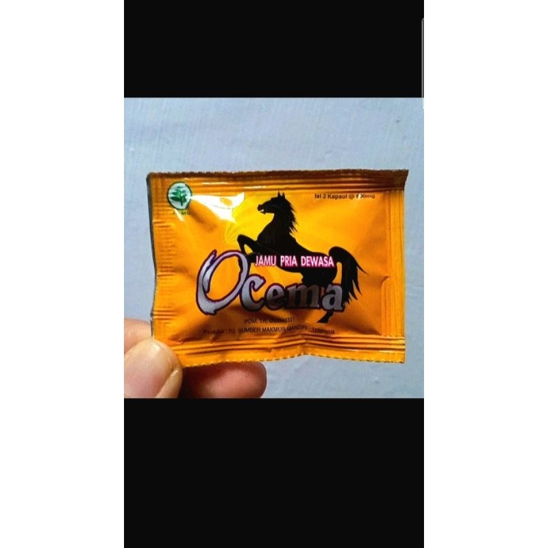 Ocema kapsul Original @ 1 Sachet isi 2 kapsul [ # Pria Perkasa # ]