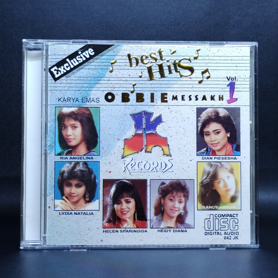 CD BEST HITS KARYA EMAS OBBIE MESSAKH VOL 1 & RICHIE RICARDO FENNY BAUTY HEIDY DIANA SANDY HARUN