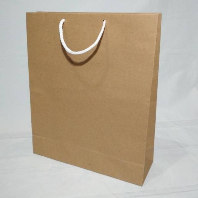 

PAPER BAG POLOS COKLAT PERPACK ISI 12 PCS