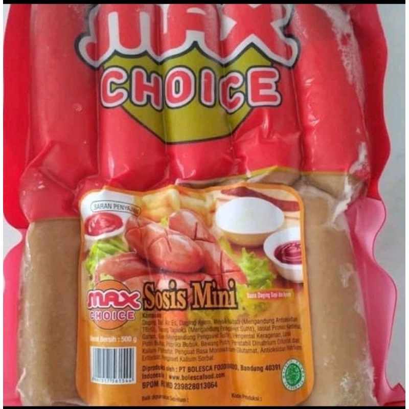 

Max choice sosis mini ORI 500gr