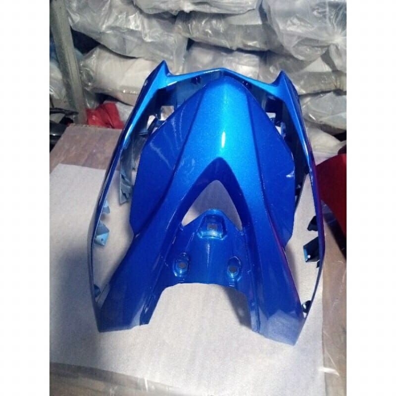 cover front tameng depan beat led new k1a 2021 2022 biru glossy kilap ori