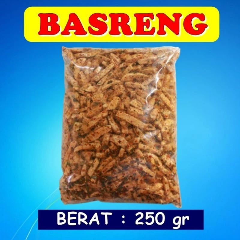 

250gr BASRENG VIRAL / BASO GORENG PEDAS / BASO GORENG PEDAS DAUN JERUk