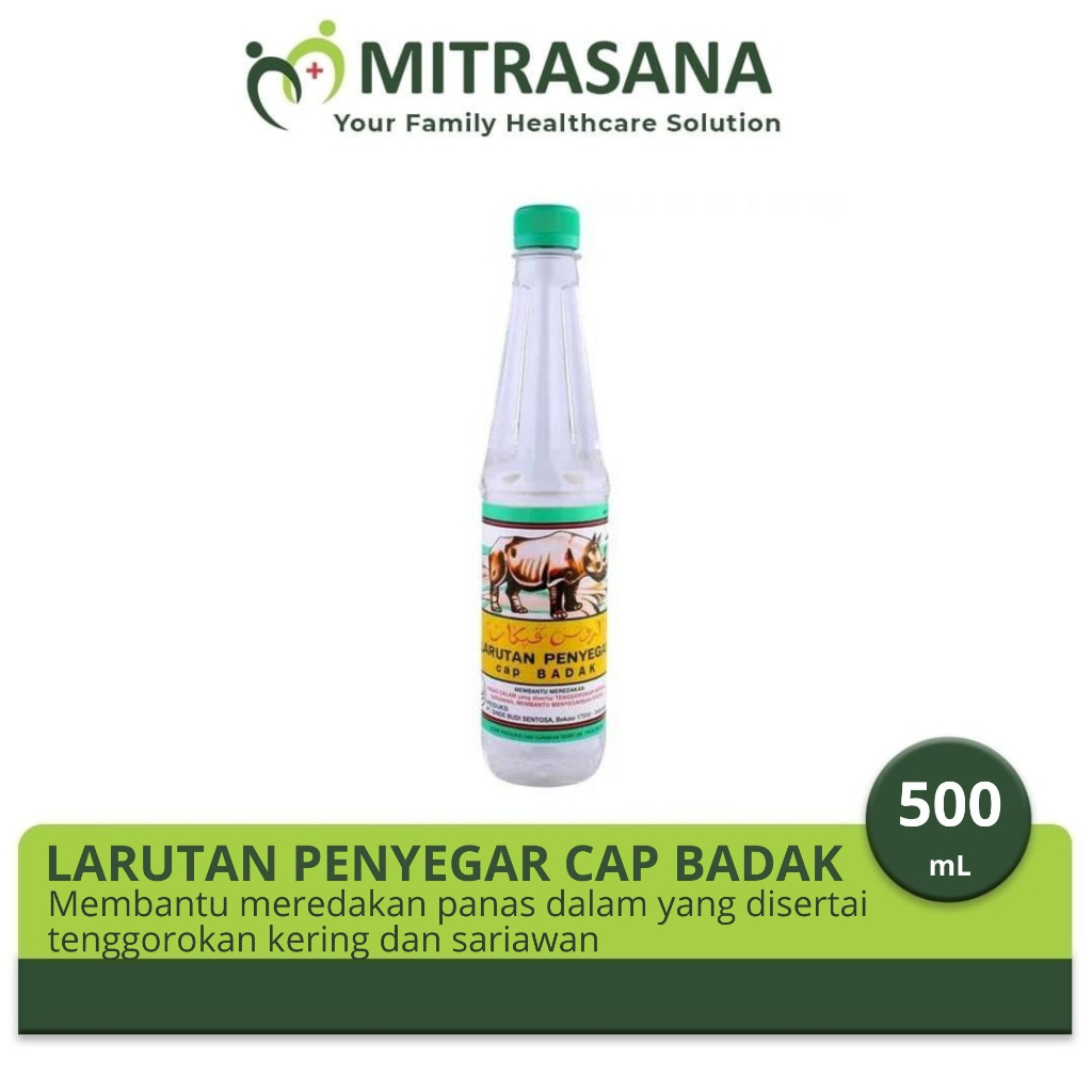 

Larutan Penyegar Cap Badak 500 mL - Membantu Meredakan Panas Dalam