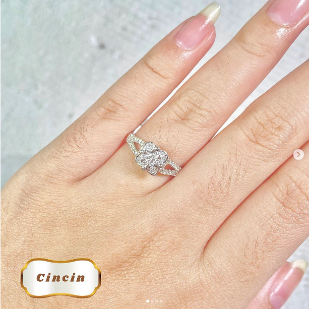 Elco Jewellery - Cincin Berlian Eropa F Vvs | CBRE-05304SH Berkualitas dan Bergaransi