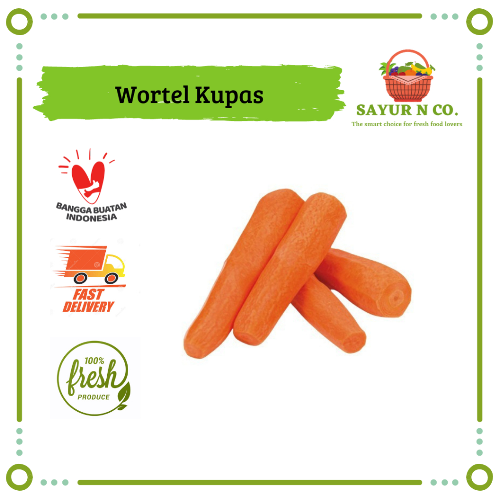 

Wortel Kupas | Sayur N Co Bekasi