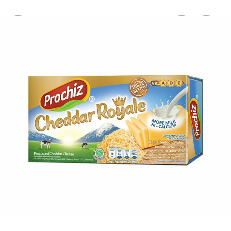 

PROCHIZ KEJU CHEDDAR ROYALE 160GR