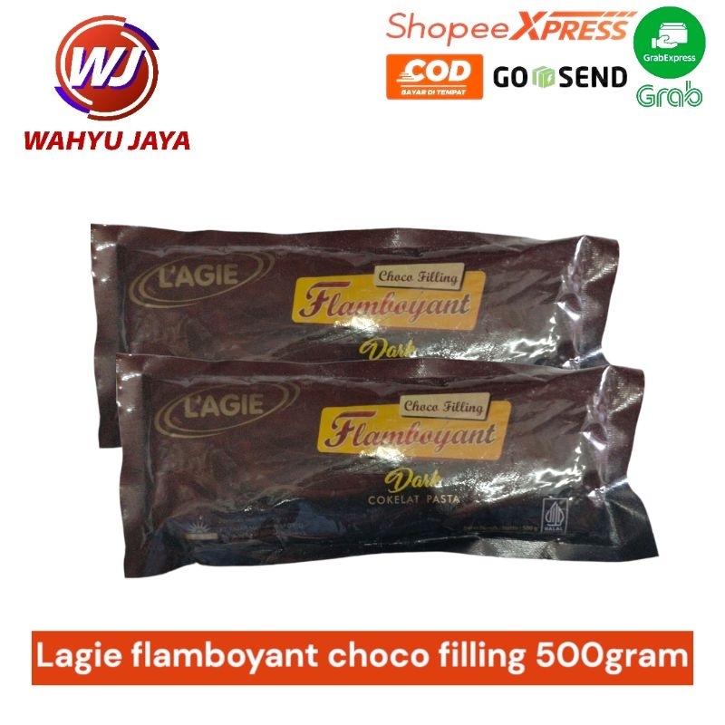 

lagie flamboyant dark choco filling 500gram