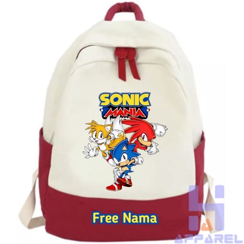 TAS RANSEL ANAK SONIC THE HEDGEHOG