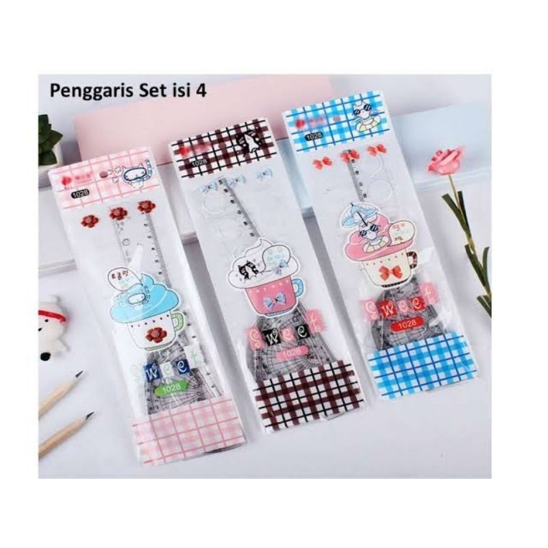 

penggaris set lengkap
