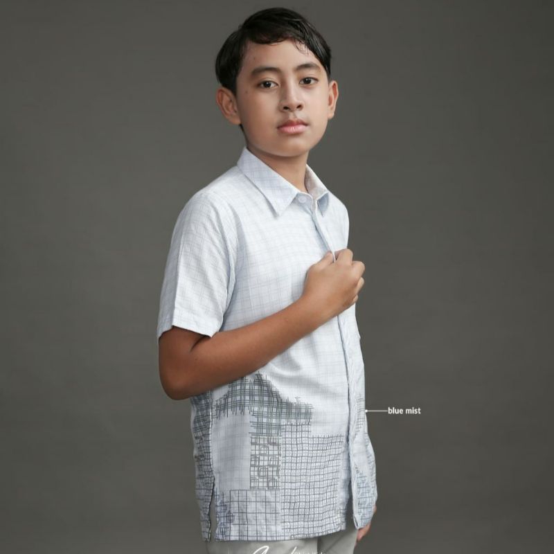 AQEELA SHIRT KIDS by Nadheera Luxury [ NEW - ND Boy Series ] Kemeja Nadheera Luxury