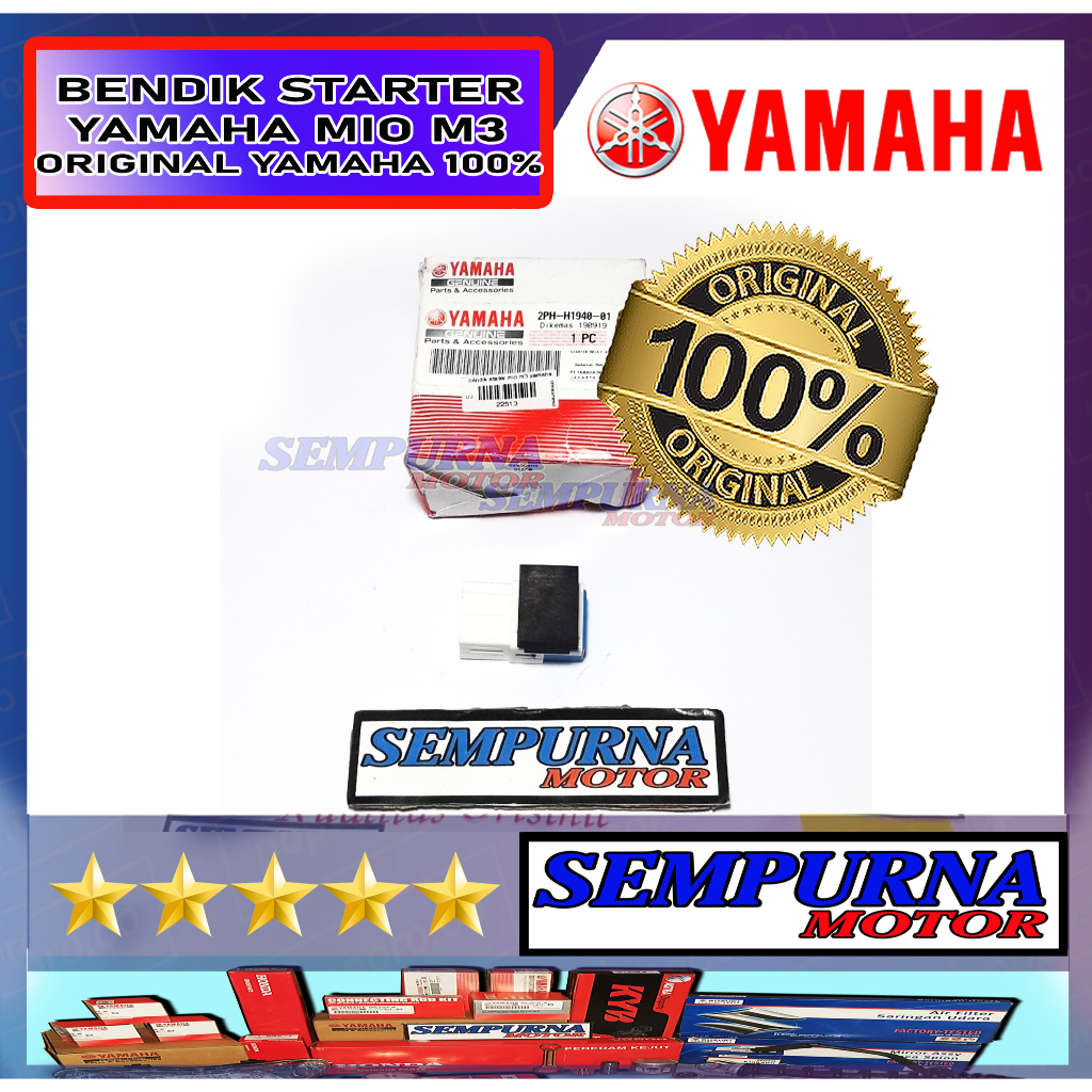 2PH-H1940-01 Relay Stater Switch Stater Bendik Stater Mio M3 100% Original ORI Yamaha YGP