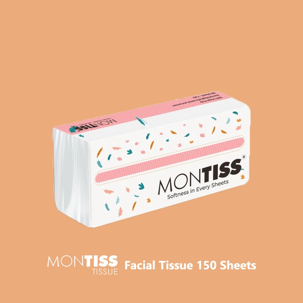 Montiss Tissue 150 Sheets Refill Tisu Wajah