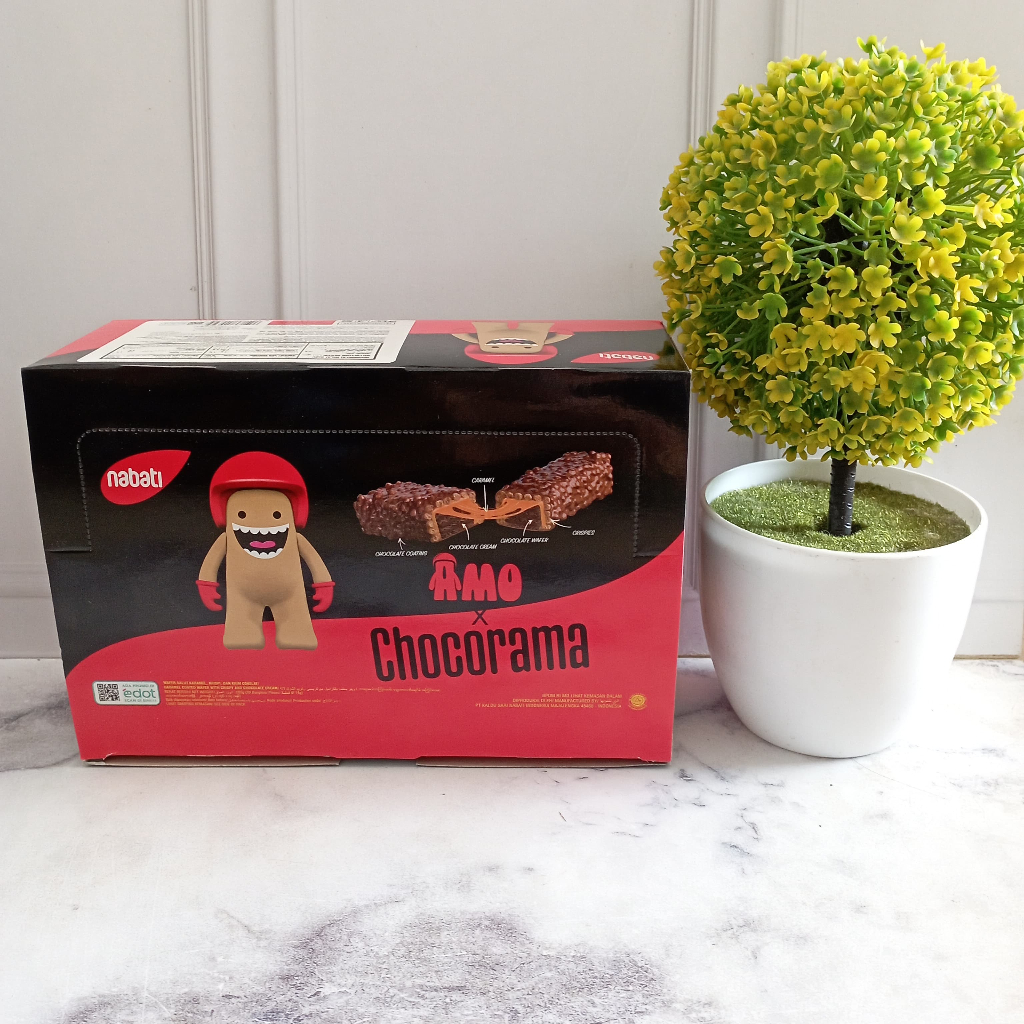 NABATI AMO CHOCORAMA BOX ISI 20 PCS - Nabati Wafer Salut/Nabati Amo x Chocorama/Nabati Wafer Karamel