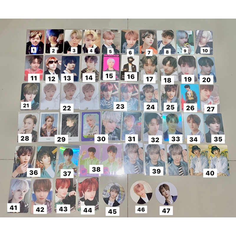 [READY STOCK] PHOTOCARD JISUNG NCT DREAM PC ALBUM mfal wgu reload glimo beatbox hotsa hellfut go kih