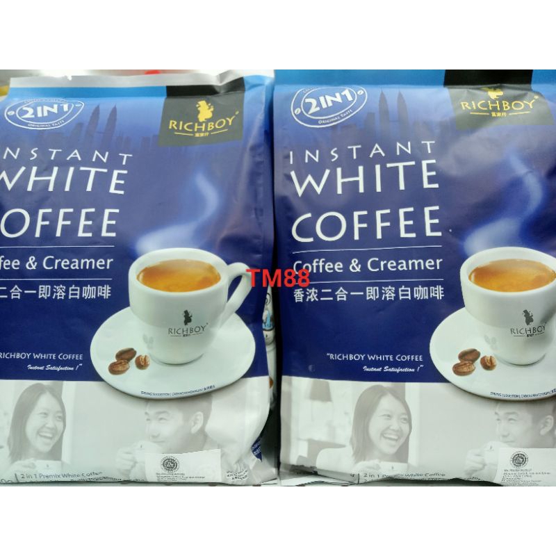 

MINUMAN SERBUK KOPI DAN KRIMER RICH BOY/RICH BOY INSTANT WHITE COFFEE 2 IN 1