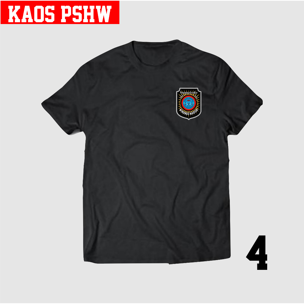 Kaos PSHW Persaudaraan Setia Hati Winongo Kaos Winongo Kaos SH Winongo Kaos STK Kaos Setia Hati