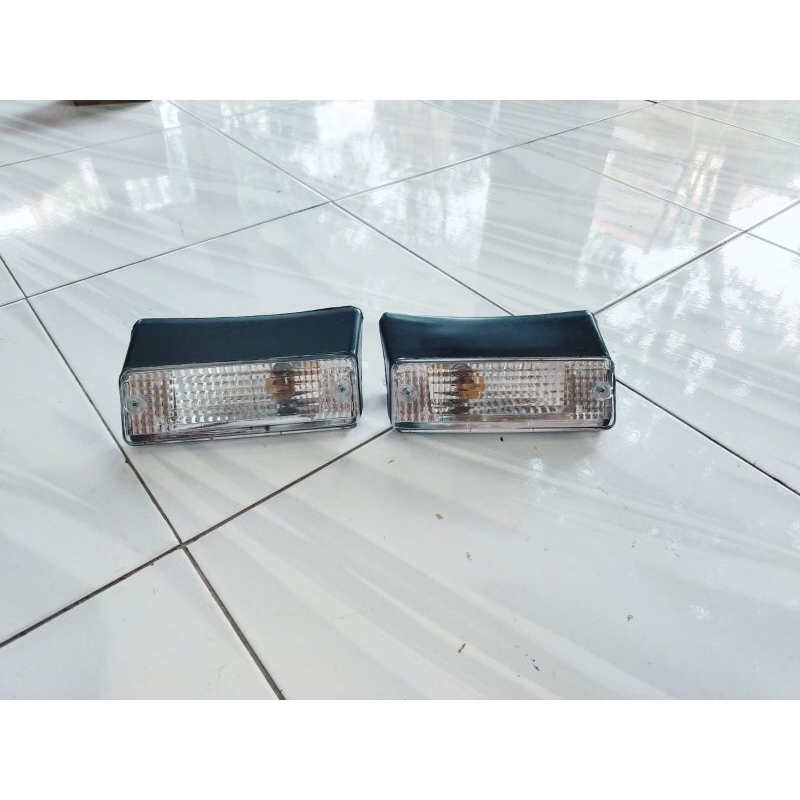 lampu bemper kijang super grand extra crystal sepasang