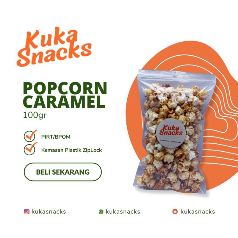 

Popcorn Caramel Kuka Snacks / Popcorn Karamel