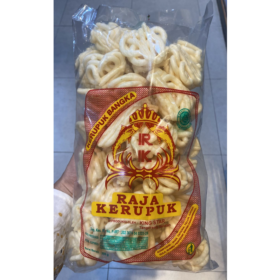 

Kerupuk Bangka Sanggul Raja Kerupuk 200 gr