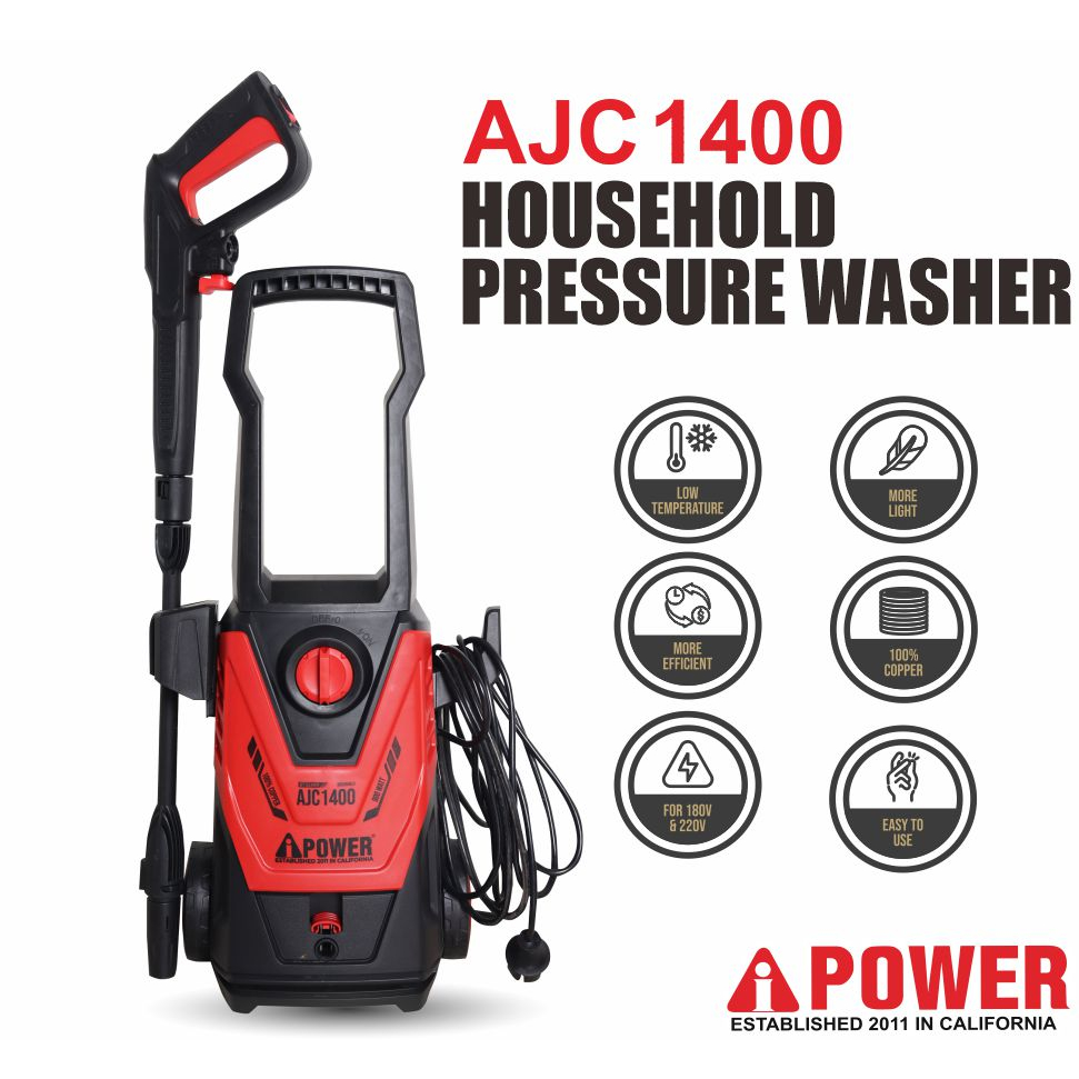 AIPOWER - HOUSEHOLD HIGH PRESSURE WASHER AJC1400 AIPOWER