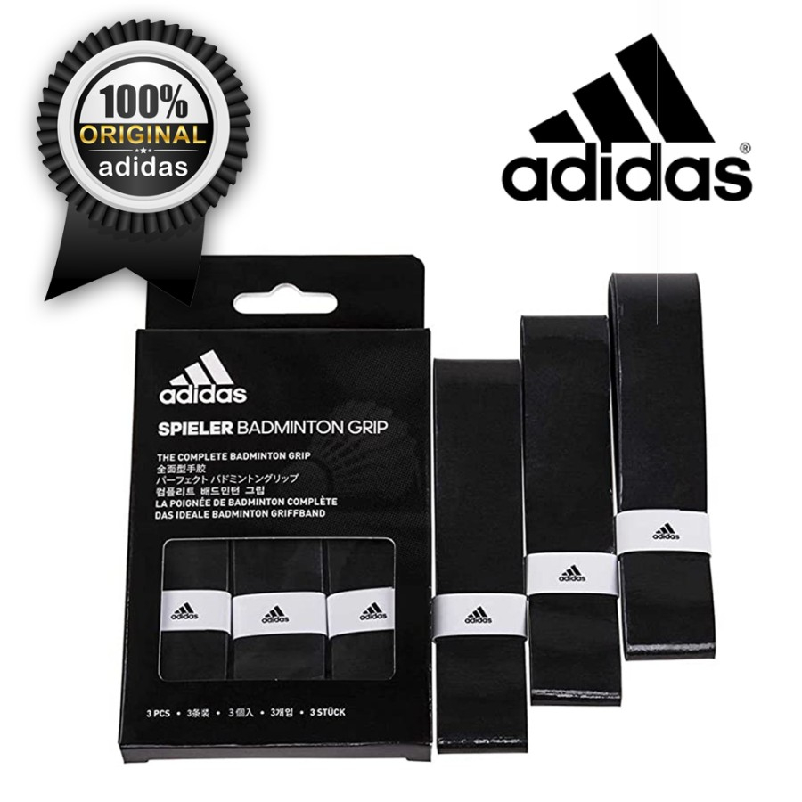 Grip Raket Badminton / Tenis Adidas Adidas Spieler Black isi 3 bh Original