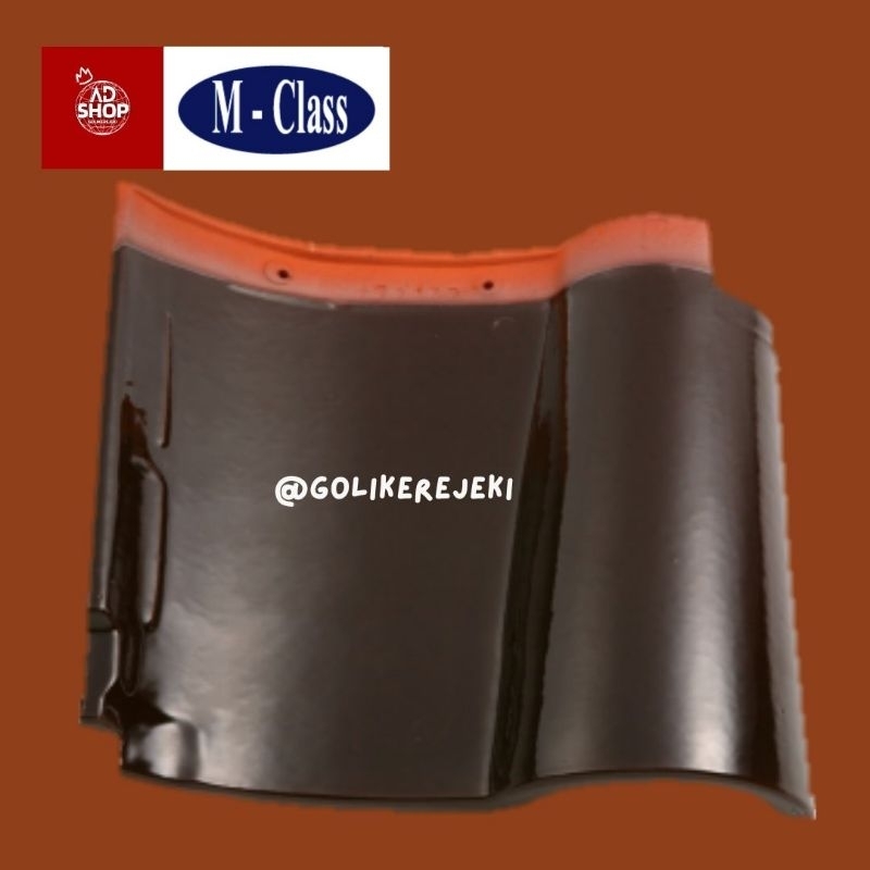 GENTENG M-CLASS KERAMIK NATURAL | COCO BROWN KUALITAS SATU [KW1]