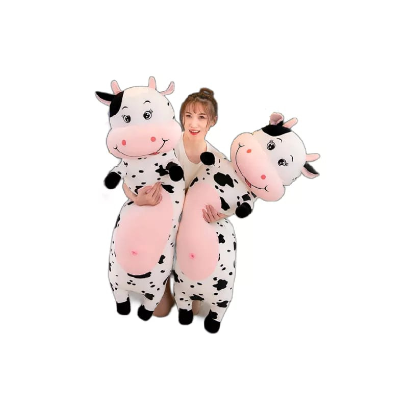 BONEKA GULING KARAKTER SAPI UKURAN 80 CM / 60 CM