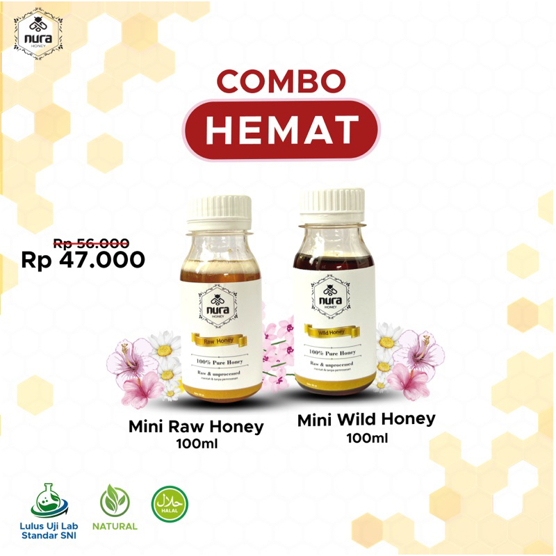 

COMBO HEMAT MINI Raw & Wild Honey