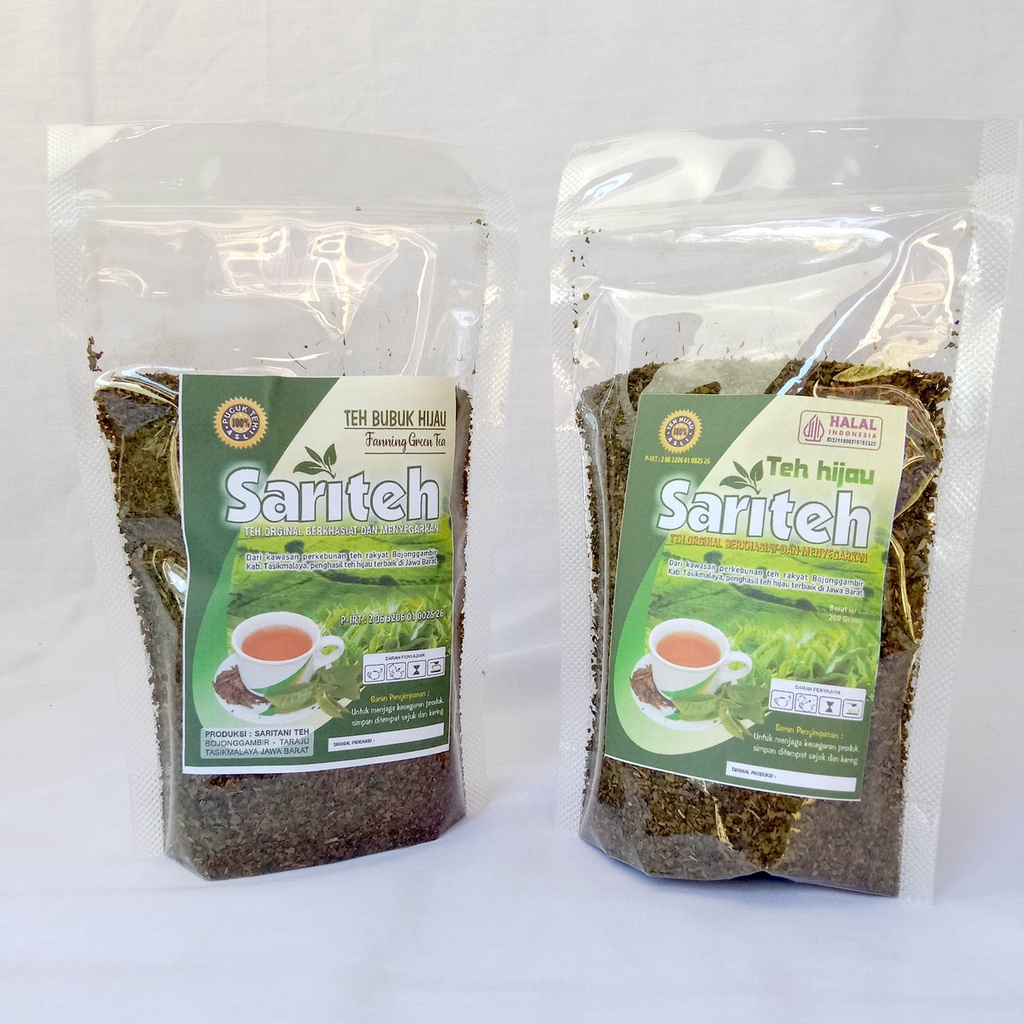 

Bubuk Teh Hijau Original Green Tea, Asli