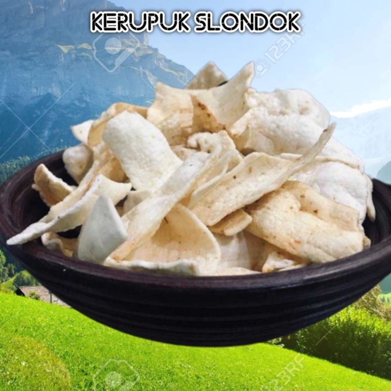 

Kerupuk slondok singkong khas Magelang 100gr