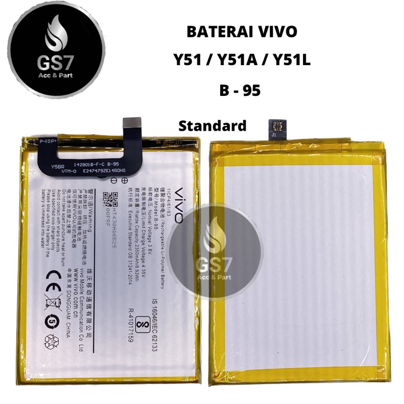 BATERAI VIVO Y51 / Y51A / Y51L B-95