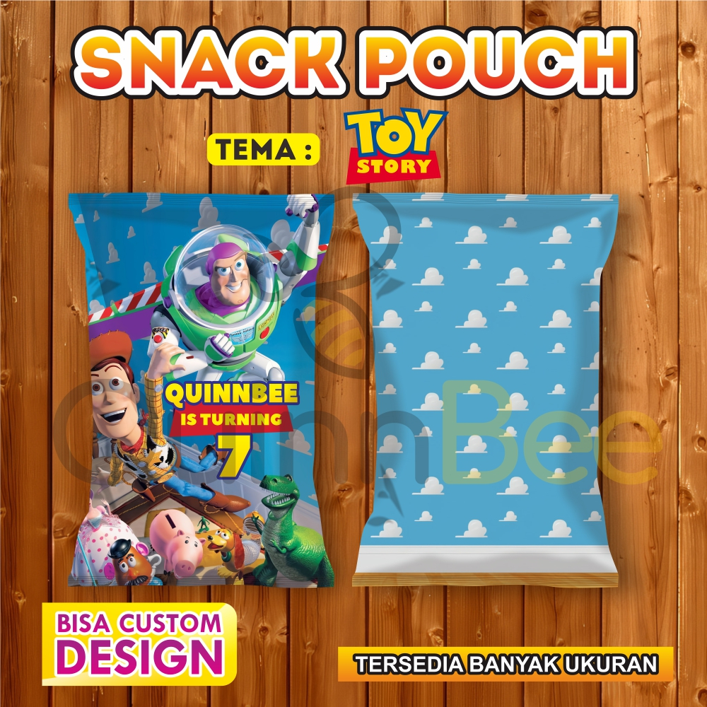 

Snack Pouch Jumbo|Pouch Ultah|Kemasan Snack Ulang Tahun|Birthday Snack Pouch (Gratis Design) - TOY STORY - WOODY - BUZZ LIGHTYEAR