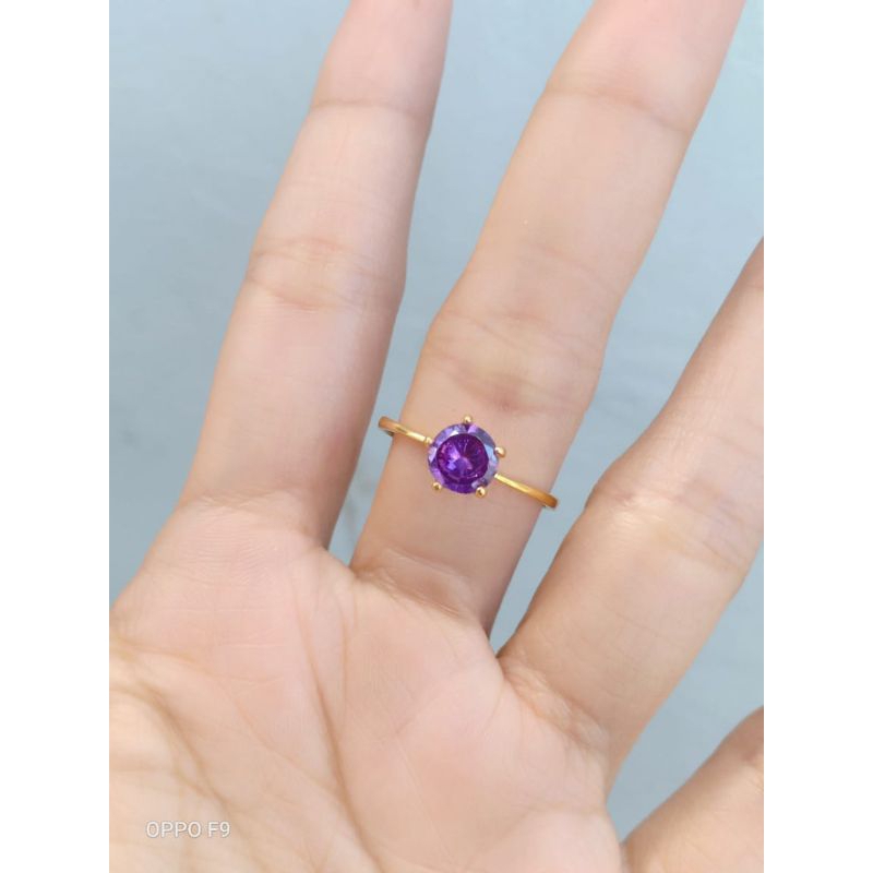 cincin perak lapis emas 22karat