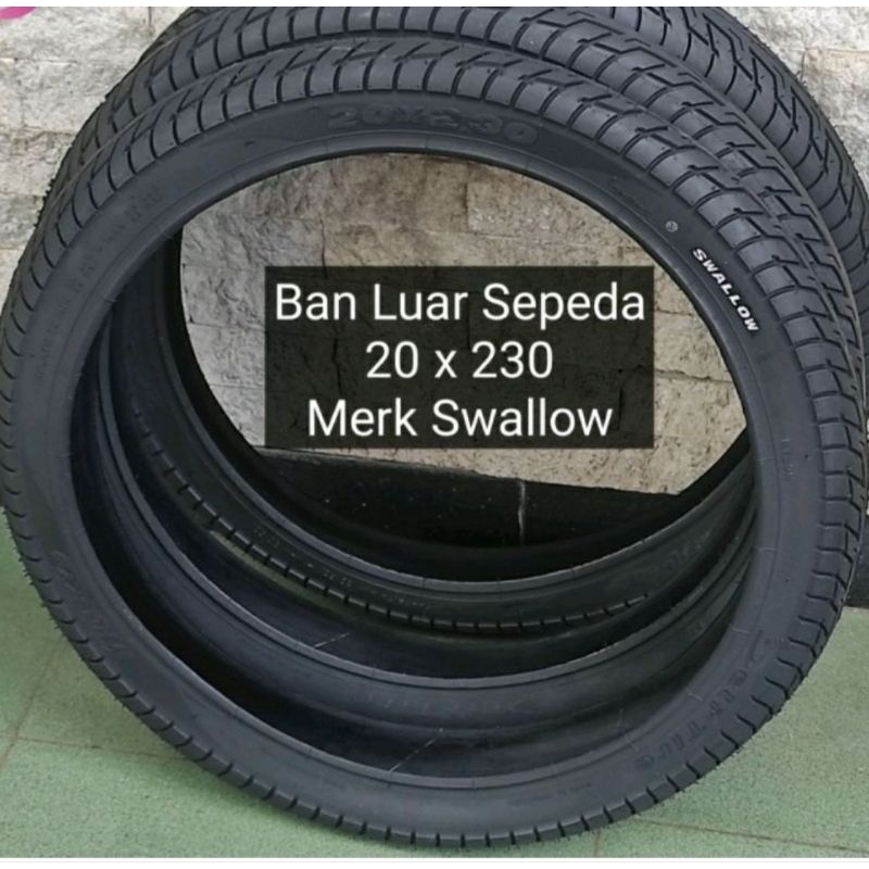 Ban luar sepeda ukuran 20 x 2.30 Swallow Mini BMX Anak
