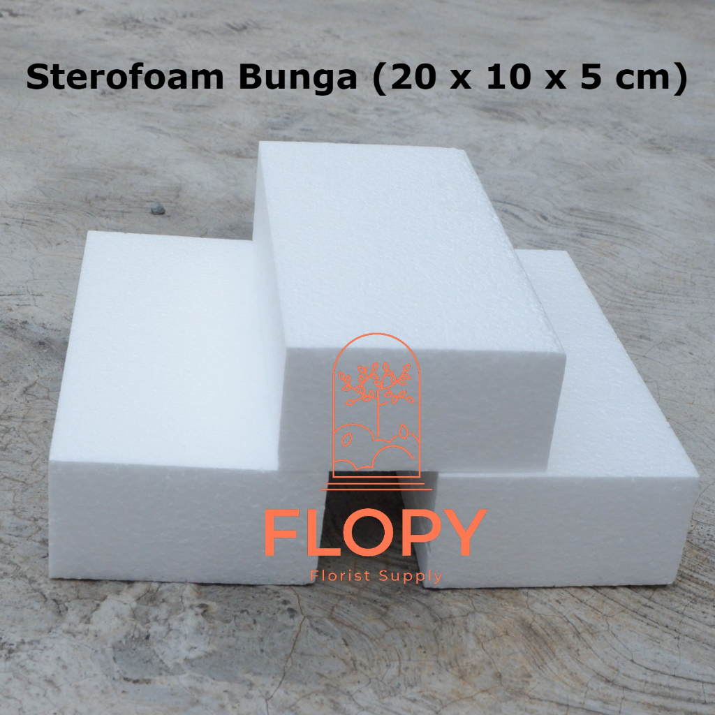 [ FLOPY ] Sterofoam Bunga busa sterofoam Oasis Bunga Floral foam / Oasis Sterofoam / Oasis Buket bun