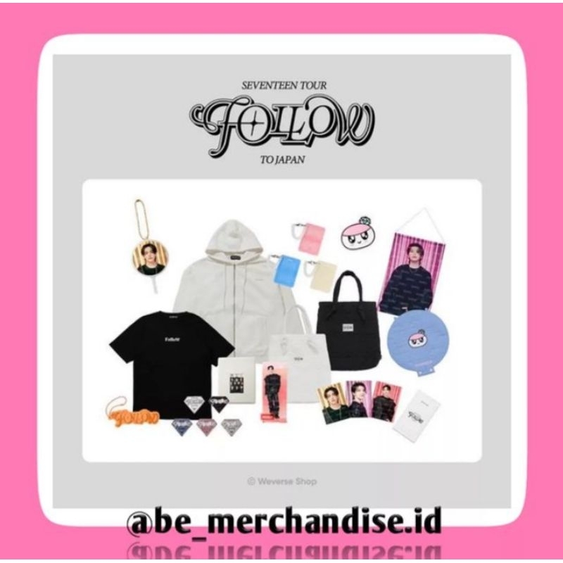 [PO] SEVENTEEN TOUR MERCH FOLLOW TO JAPAN