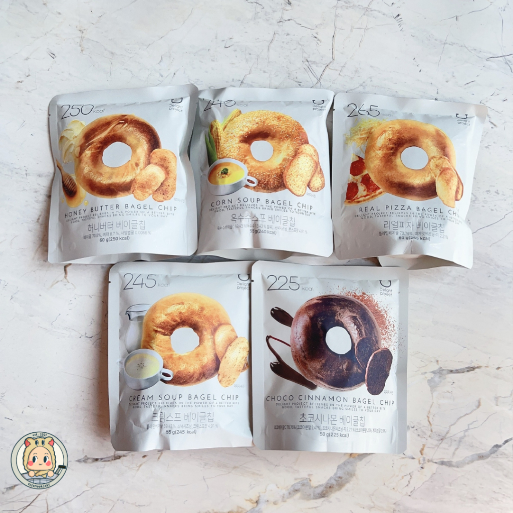 

[READY INA] Oliveyoung Delight Project Bagel Chip - 60g (250kcal) | Snack Korea Original