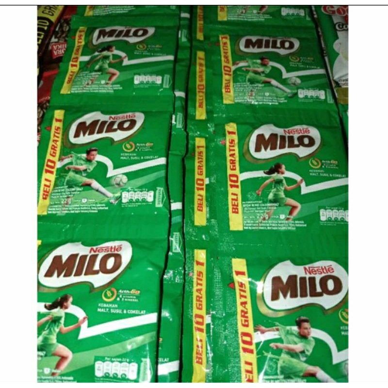 

Milo 1 renteng isi 10