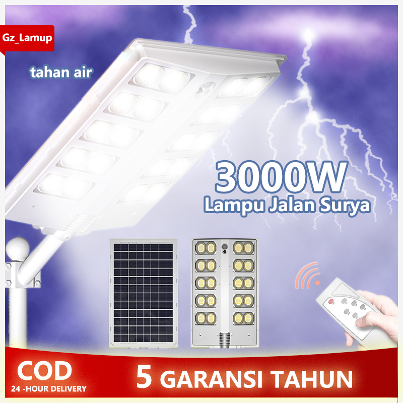 Lampu Solar Lampu 3000W lampu jalan tenaga matahari Lampu Solar Lampu solar cell lampu lampu solar c