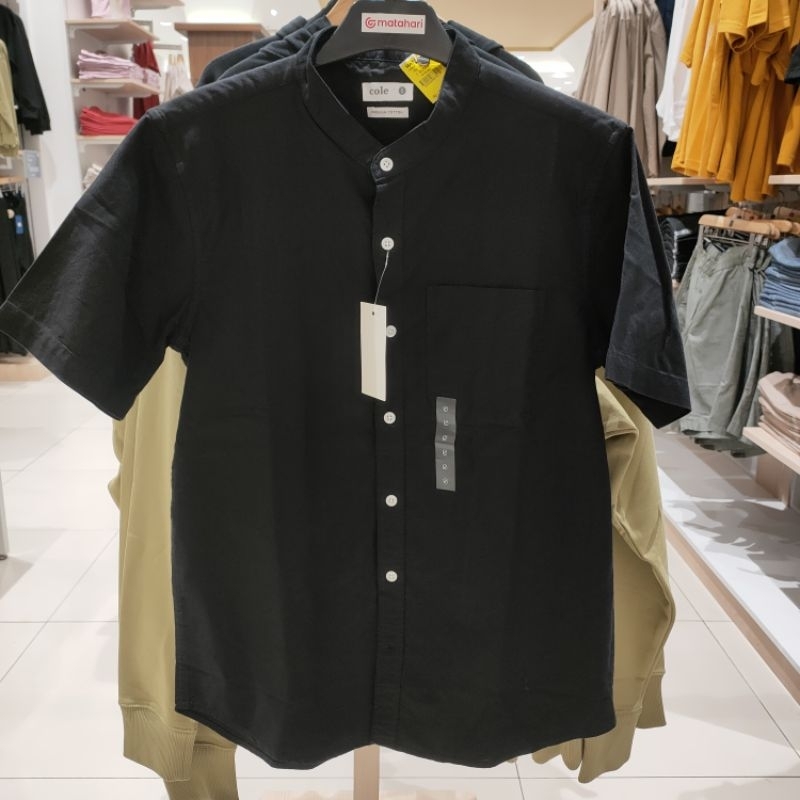 kemeja pria polos merk cole barang original matahari dept.store