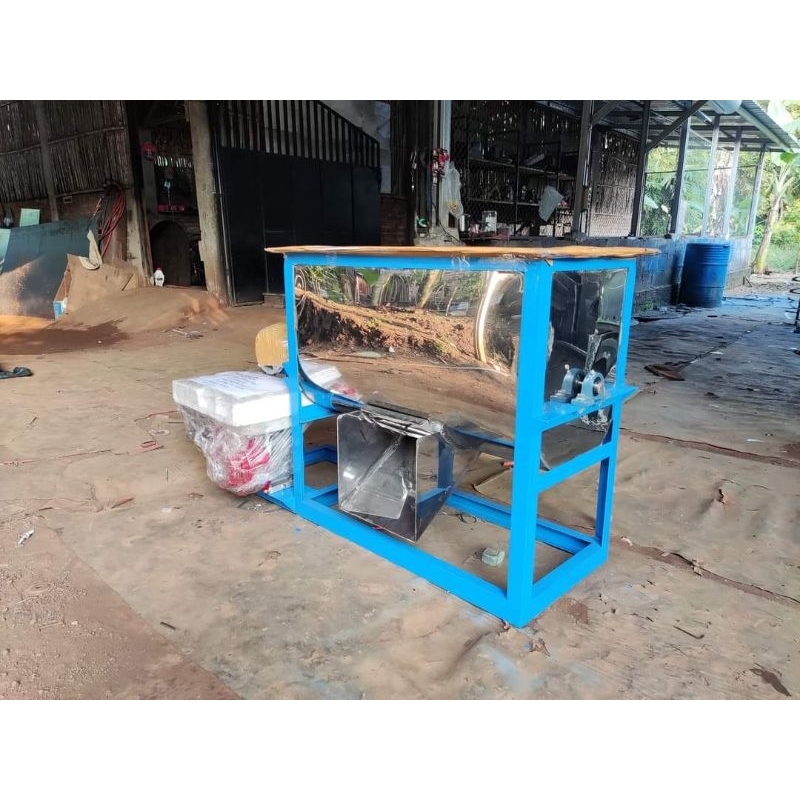 STAINLESS Mesin Mixer pakan ternak mesin mixer pengaduk tepung kering mesin mixer baglog jamur