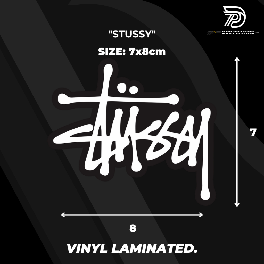 

STICKER/ STUSSY VIRALL KEREN LOGO STUSSY