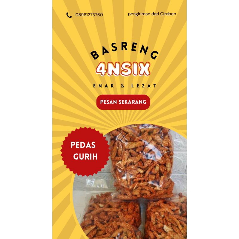 

BASRENG PEDAS GURIH 250 GRAM
