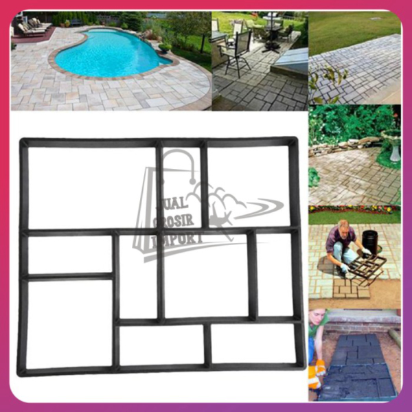 Unik Cetakan Paving Block DIY Paving Blok Cetakan Jalan - KOTAK BALOK Diskon