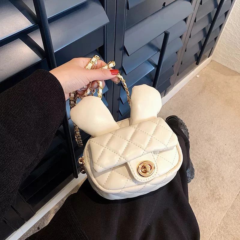 Tas Rantai Wanita, tas lucu Masuk Hp Tas Messenger Rantai Gaya Channel Sederhana Mode Korea Baru#TAS