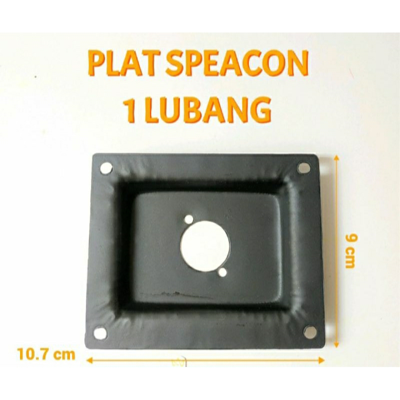 Plat spikon terminal speaker besi kecil 1 lubang lokal