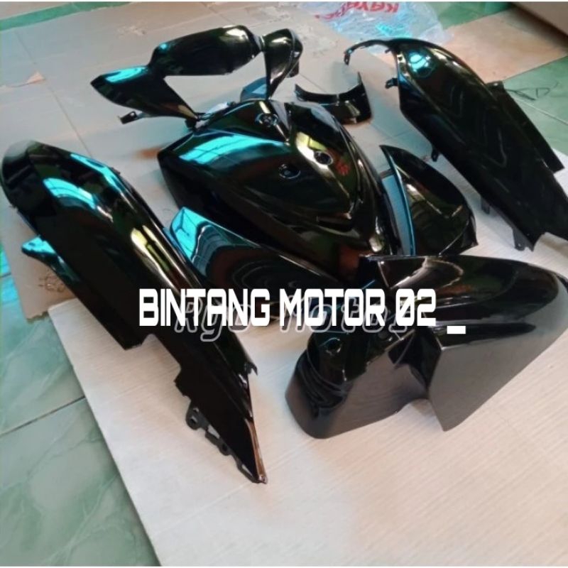 COVER BODY HALUS MIO J MERAH PUTIH PLUS STIKER TERMURAH