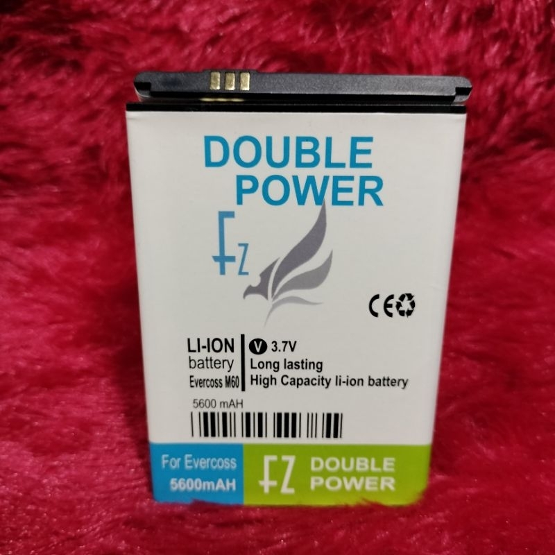 Baterai Evercoss M60 M6A M6-20 Baterai Battry Batre Dobel Power fz