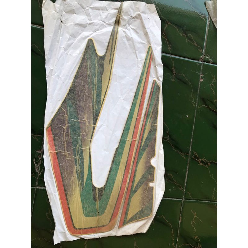 striping sticker yamaha rx king tahun 1998original
