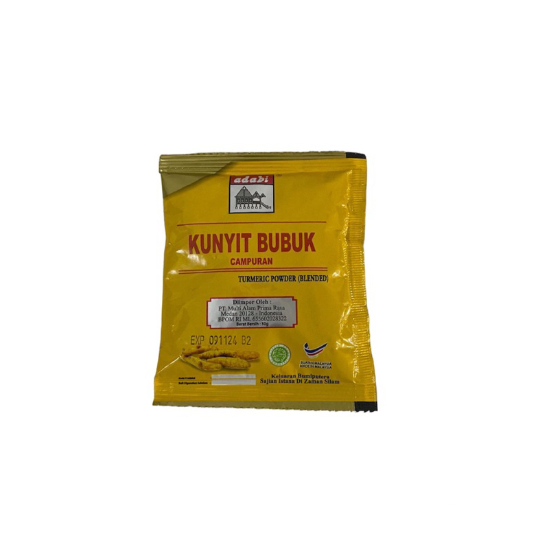 

Kunyit Bubuk Sachet Adabi 30gr